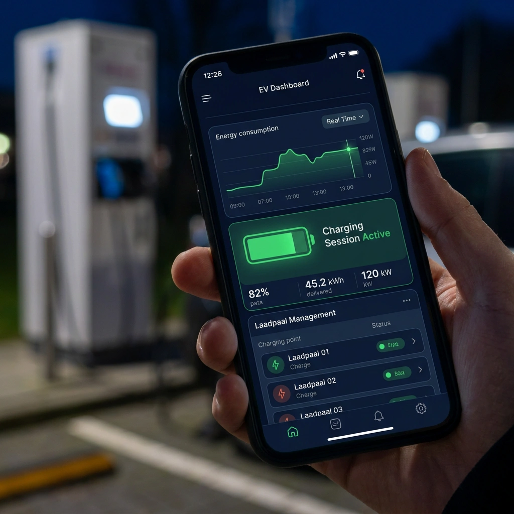 Laadpaal app dashboard