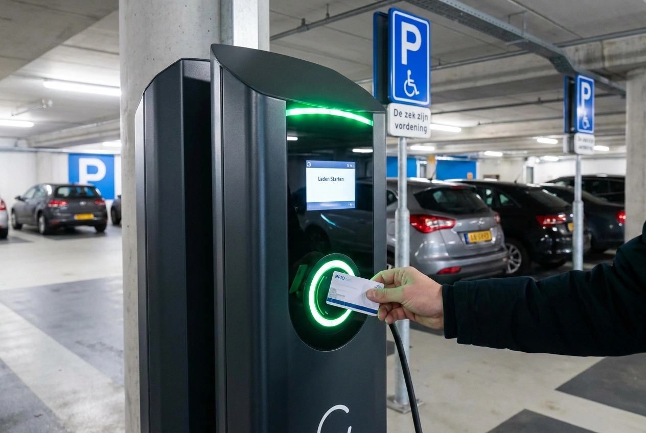 RFID laadpas laadpaal activering